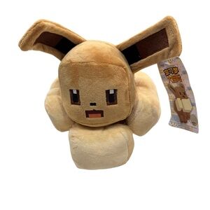 Eevee Minecraft Pokémon Plush 2021 Nintendo